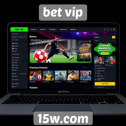 Interface do usuário do Bet VIP é intuitiva e acessível